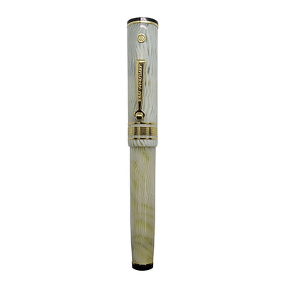 Wahl Eversharp Decoband Oversized Fountain Pen, Milky Way/ Gold Trim - 18K Gold Nib 4