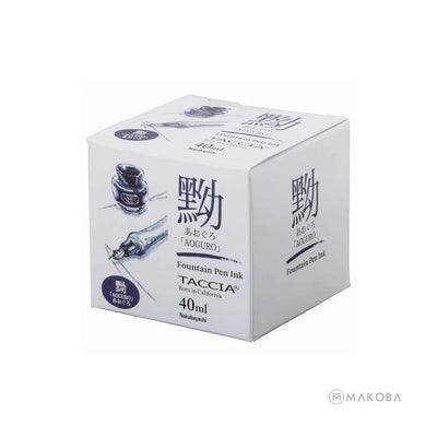 Taccia Sunao-Iro Japanese Ink Bottle Aoguro (Blue Black) 40ml 3