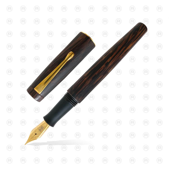 Lotus Student Deluxe Fountain Pen, Palm Wood - Jowo Steel Nib