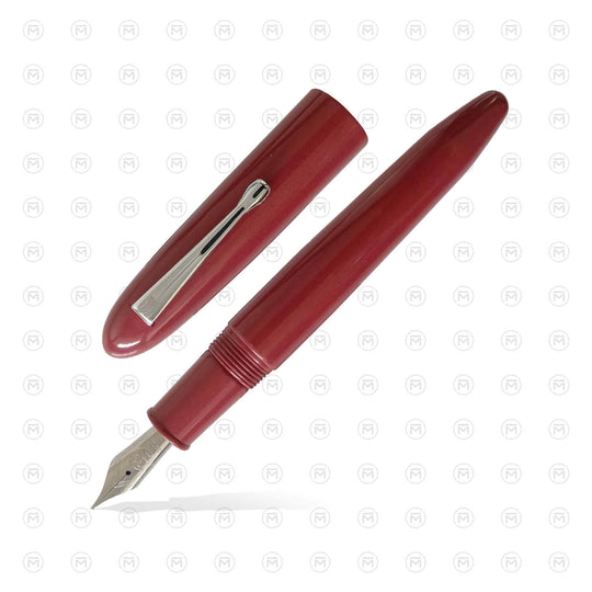Lotus Shikhar Fountain Pen, Red - Jowo Steel Nib
