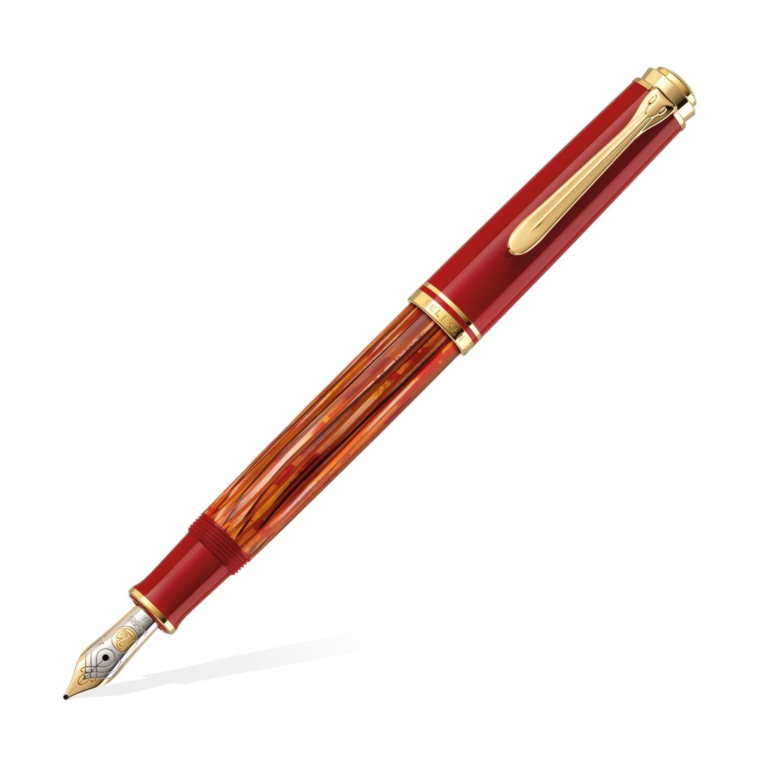 Pelikan M600 Tortoiseshell Red Fountain Pen | Shop Online 