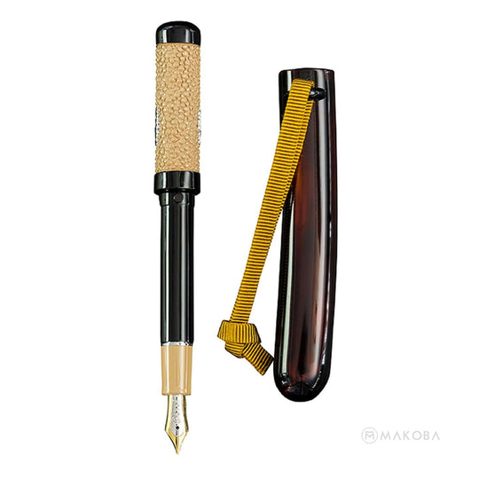 Taccia Tanto Limited Edition Fountain Pen, Samekawa (Desert Sand) - 14K Gold Nib