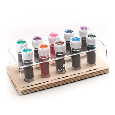Lapis Bard Fountain Pen Ink Vial Set Of 10 Colors Assorted - 5ml Each 3