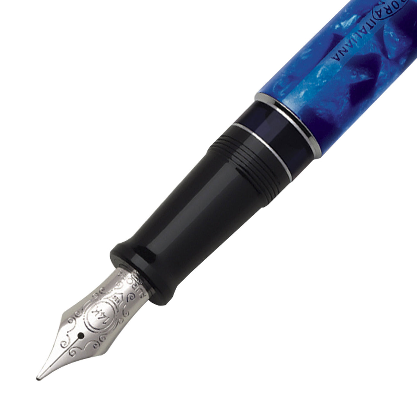 Aurora Optima Auroloide Fountain Pen - Blue 2
