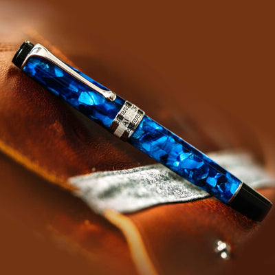 Aurora Optima Auroloide Fountain Pen - Blue 5