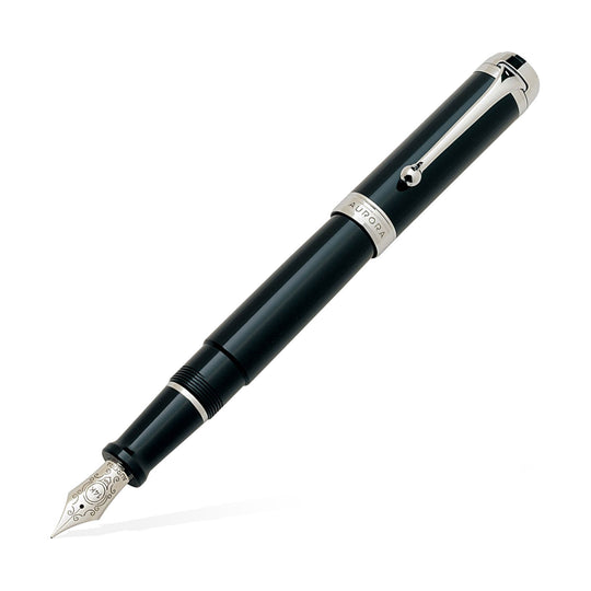 Aurora Talentum Resin Fountain Pen - Black CT