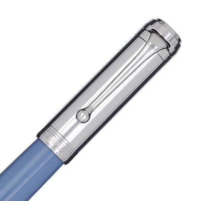 Aurora Talentum Fountain Pen - Chrome Light Blue 3