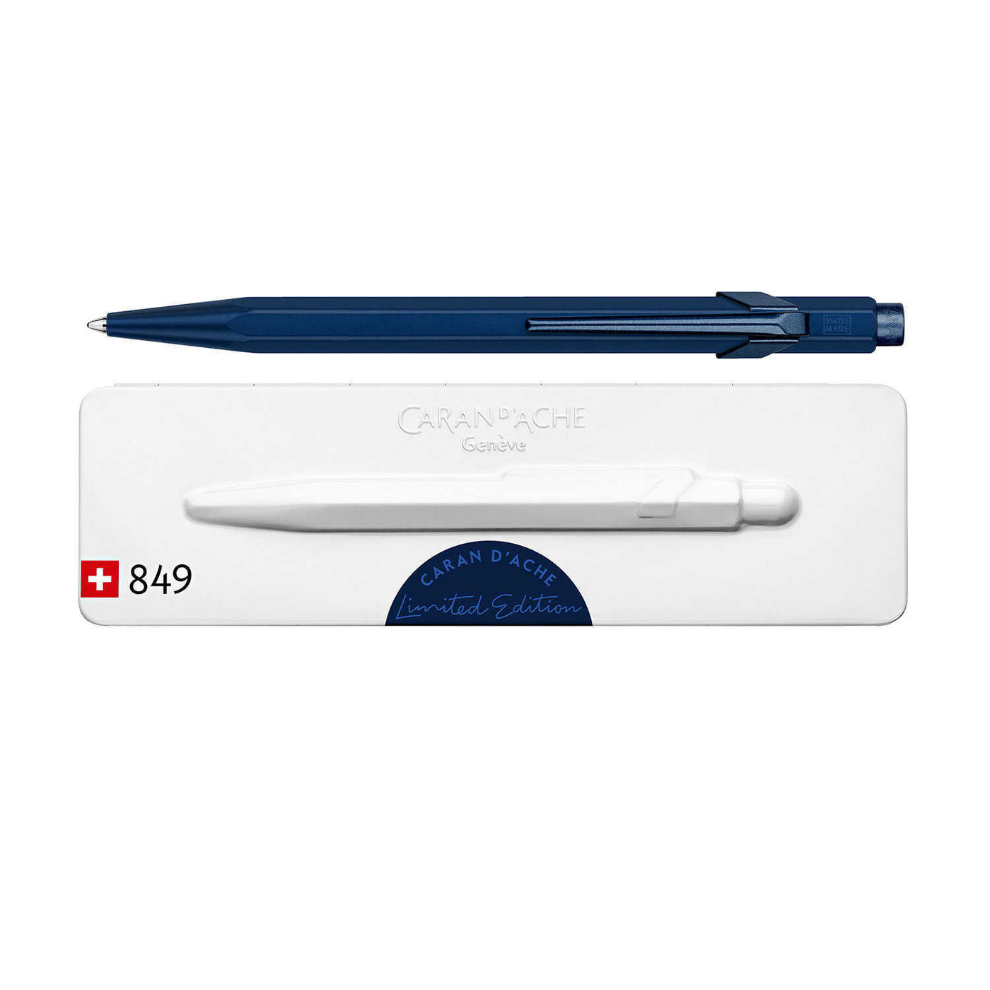 Caran d'Ache 849 Claim Your Style Ball Pen - Midnight Blue (Limited Edition) 2