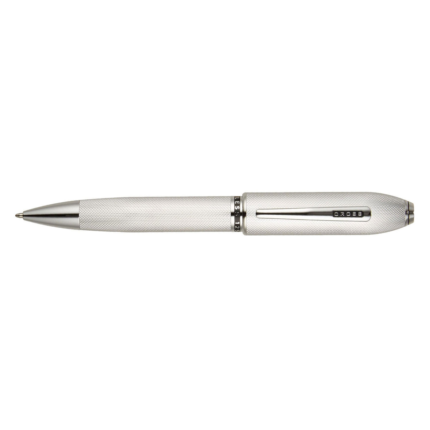 Cross Peerless 125 Ball Pen Textured Platinum / Chrome Trim 3