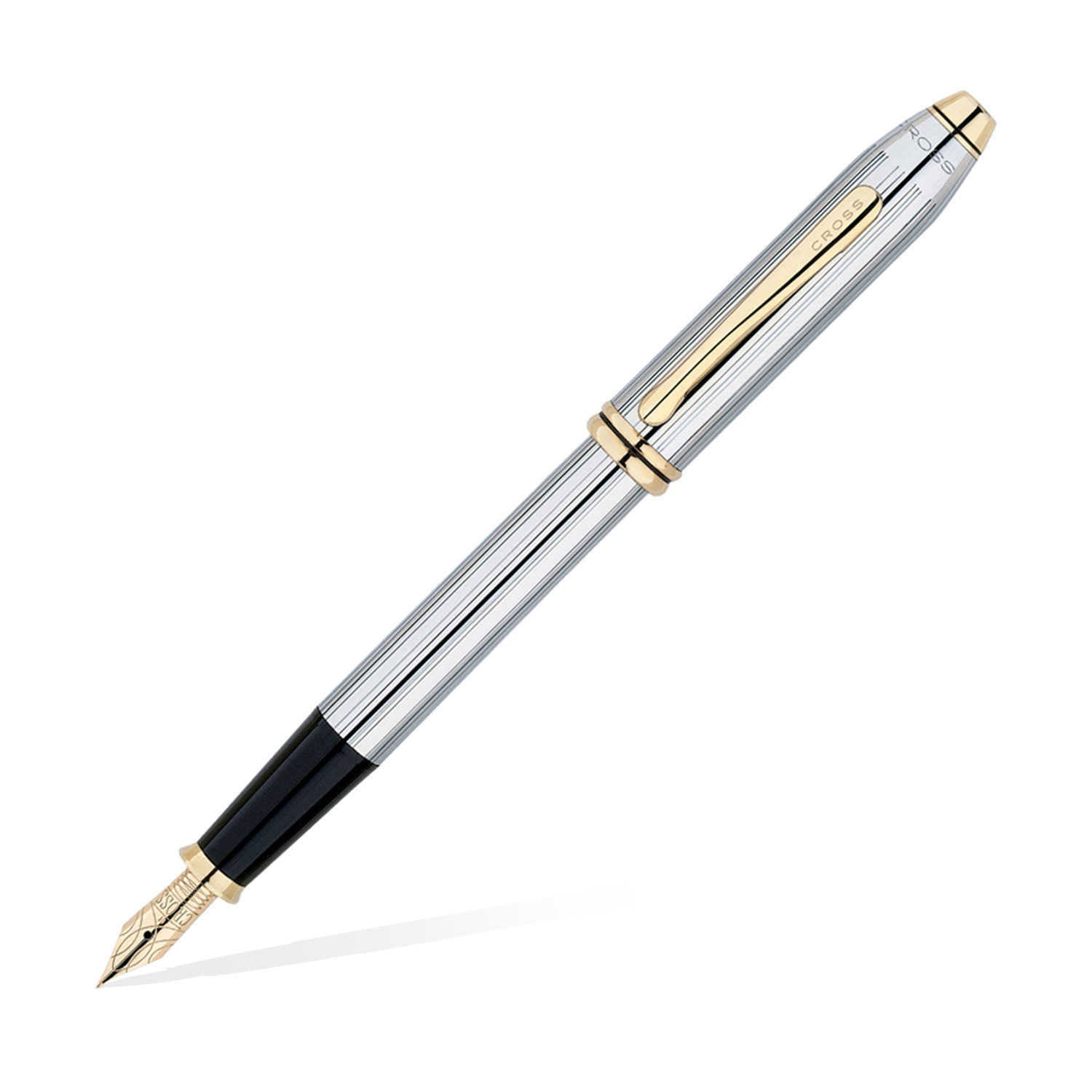 Cross Townsend Chrome Fountain Pen Shop Online Cross Makoba
