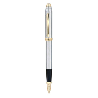 Cross Townsend Fountain Pen Chrome - Steel Nib 3
