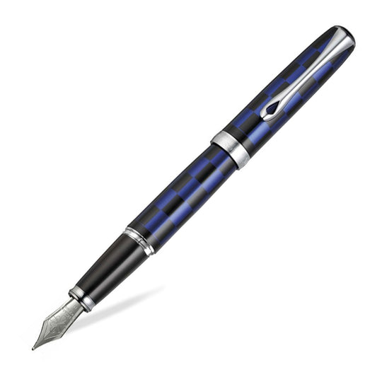 Diplomat Excellence A+ Fountain Pen, Blue - Steel Nib