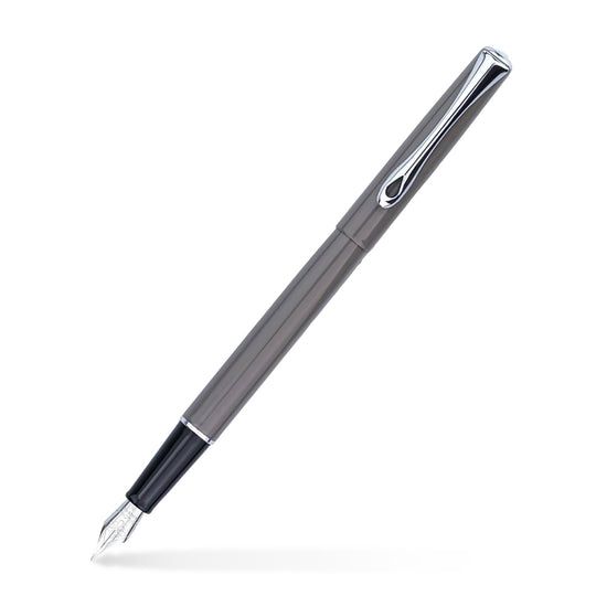 Diplomat Traveller Fountain Pen - Taupe Grey