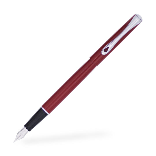 Diplomat Traveller Fountain Pen - Dark Red