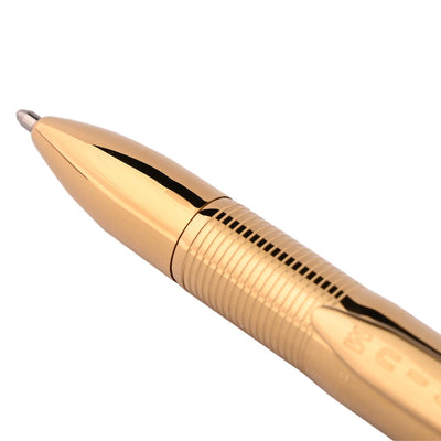 Fisher Space Infinium Ball Pen with Blue Ink - Gold Titanium 2
