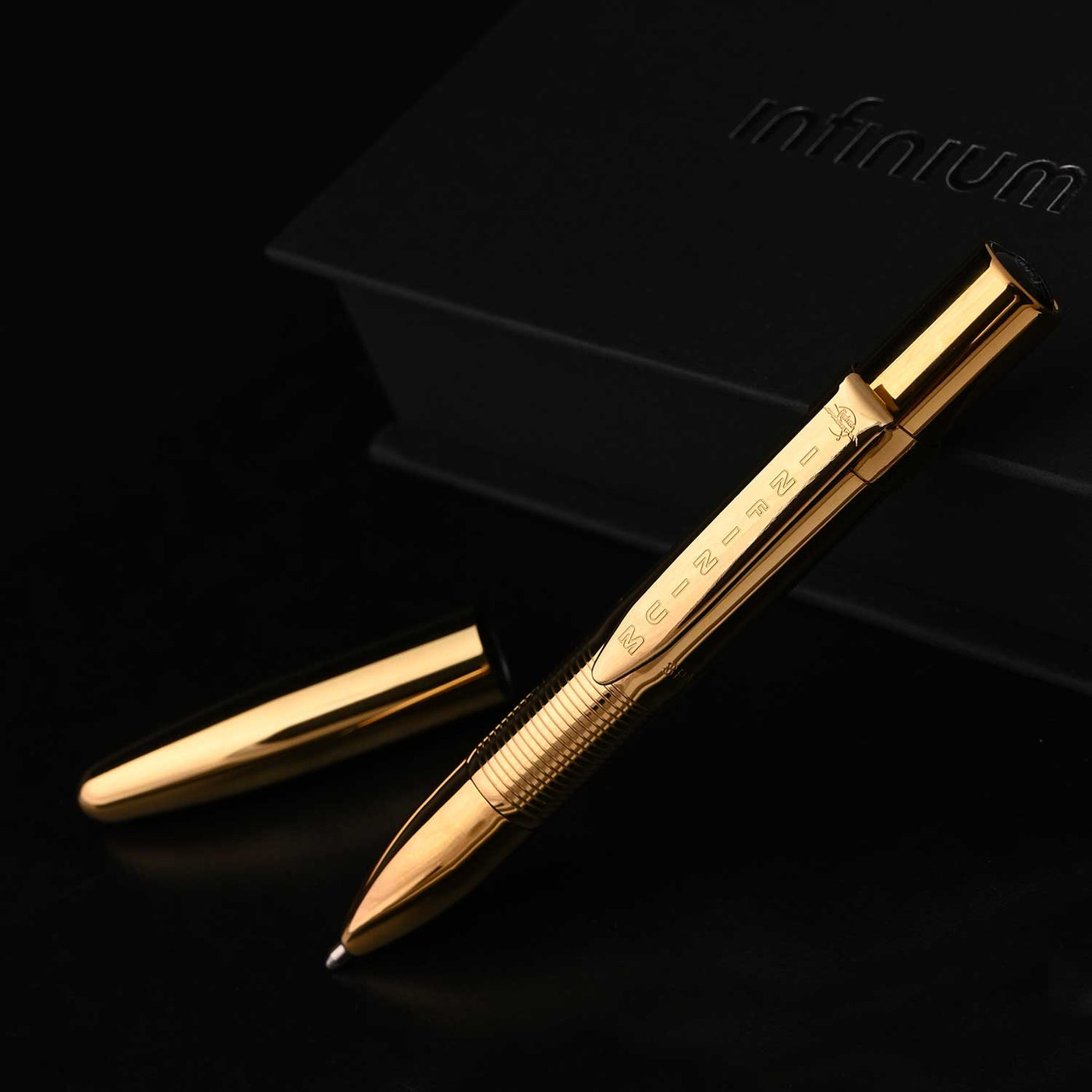 Fisher Space Infinium Ball Pen with Blue Ink - Gold Titanium 11