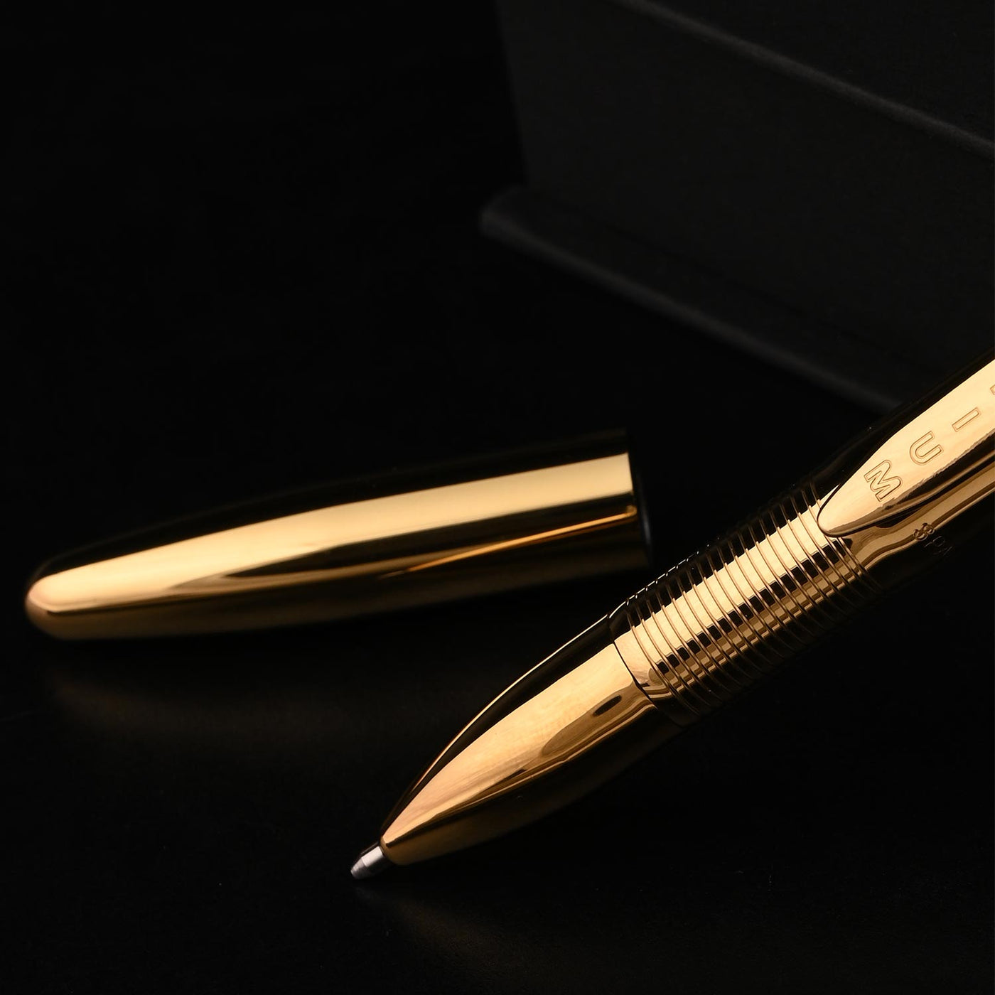 Fisher Space Infinium Ball Pen with Blue Ink - Gold Titanium 12