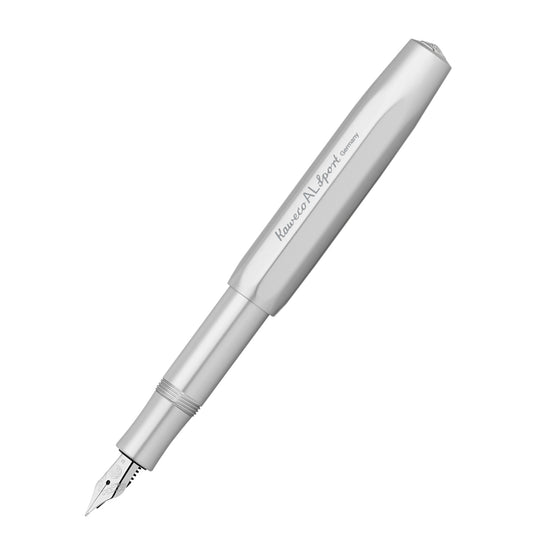 Kaweco AL Sport Fountain Pen with Optional Clip - Silver