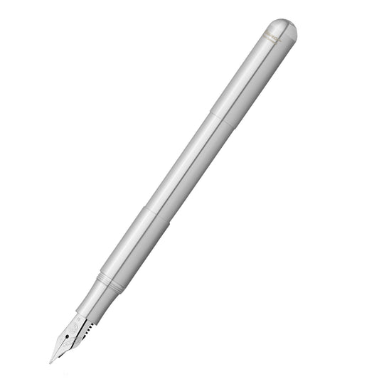 Kaweco Supra Fountain Pen with Optional Clip - Stainless Steel