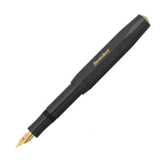 Kaweco Classic Sport Fountain Pen with Optional Clip - Chess Black