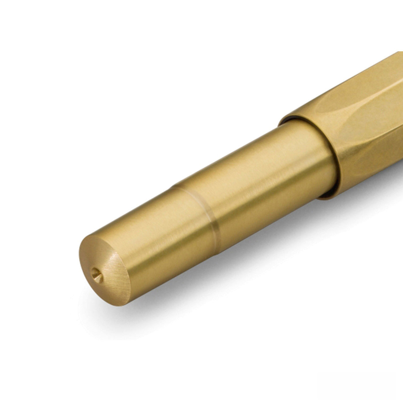 Kaweco Brass Sport Roller Ball Pen with Optional Clip - Brass 4