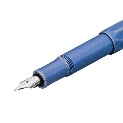 Kaweco AL Sport Fountain Pen with Optional Clip - Stonewashed Blue 2