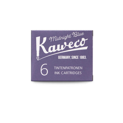 Kaweco Small Ink Cartridges Midnight Blue - Pack Of 6 2