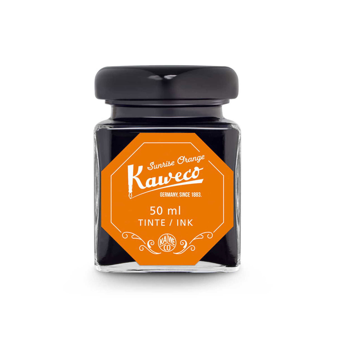Kaweco Sunrise Orange Ink Bottle - 50ml 2