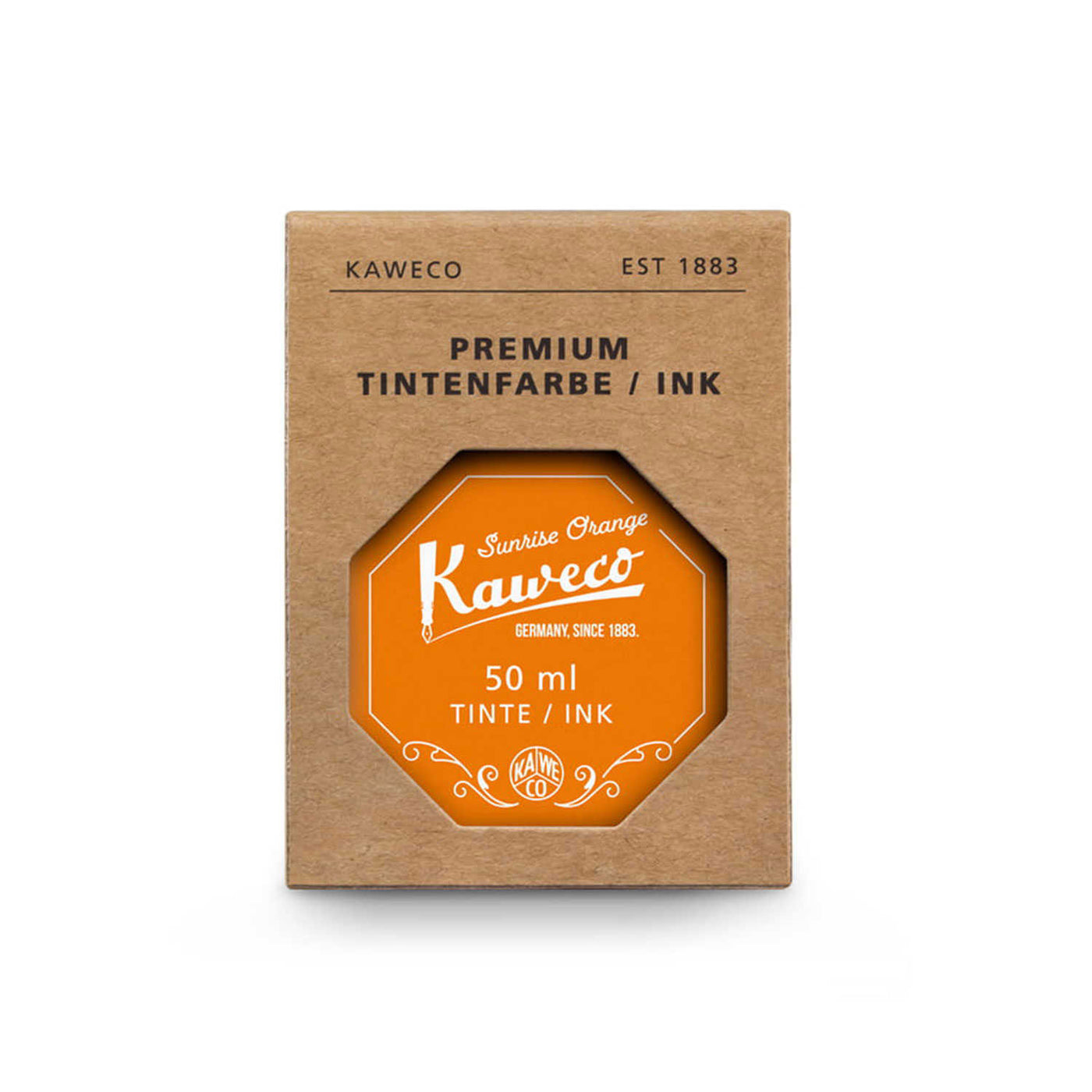 Kaweco Sunrise Orange Ink Bottle - 50ml 3