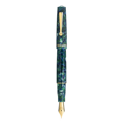Leonardo Momento Zero Fountain Pen - Iride Green Blue GT 3