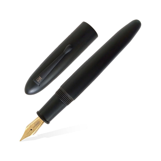 Lotus Shikhar Fountain Pen, Matte Black - Jowo Steel Nib