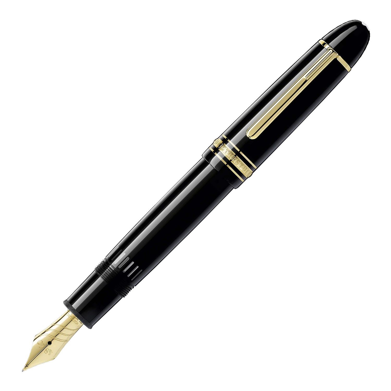 モンブラン　MONTBLANC Meister stuck NO149 18K Montblanc Meisterstuck 149 Calligraphy Fountain Pen - Black GT