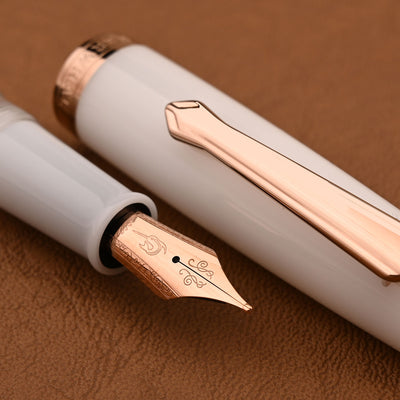 Nahvalur Original Plus Fountain Pen - Matira White (Limited Edition) 8