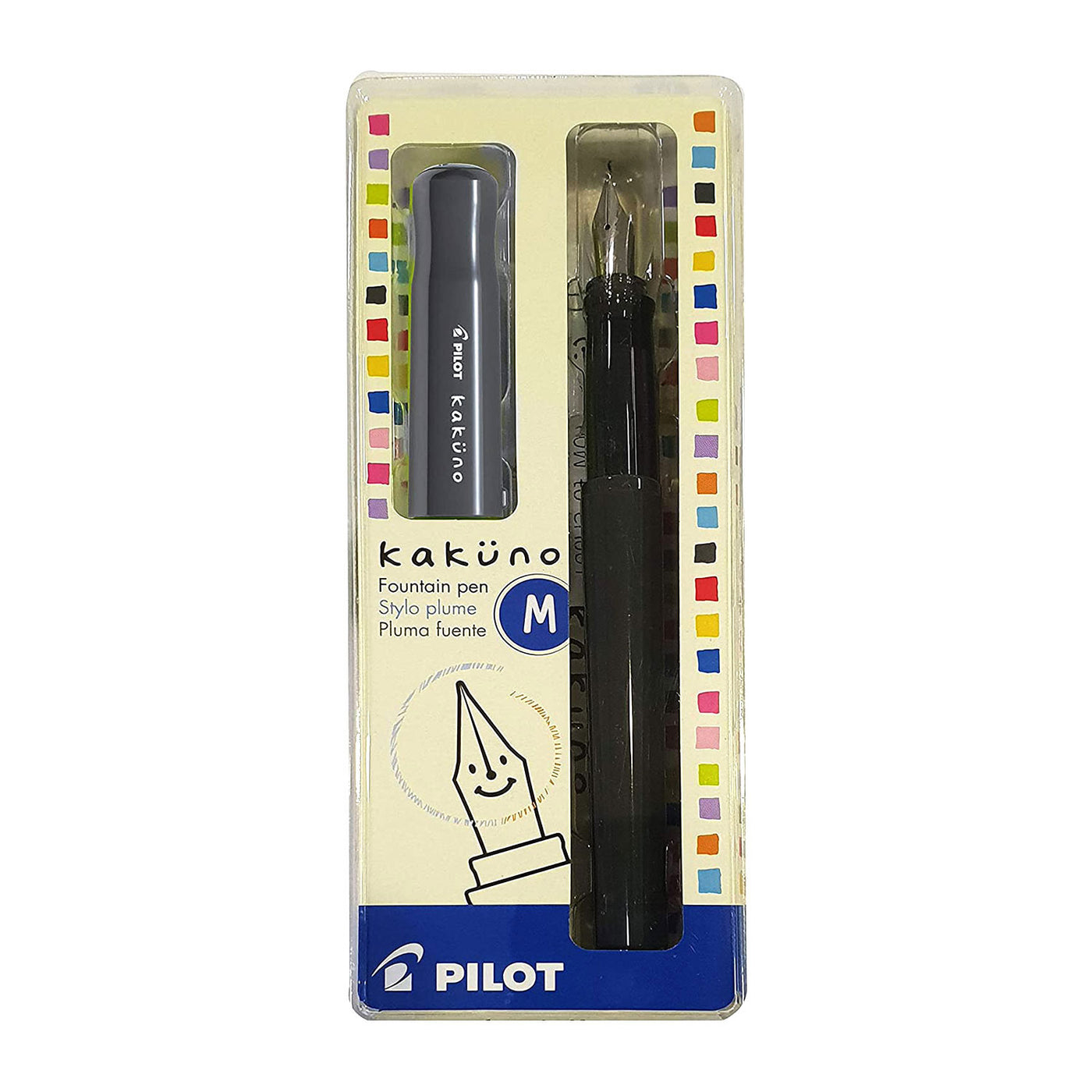 Pilot Kakuno Fountain Pen - Gray 3