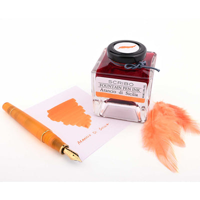 Scribo Arancio Di Sicilia Ink Bottle Orange 90ml 3