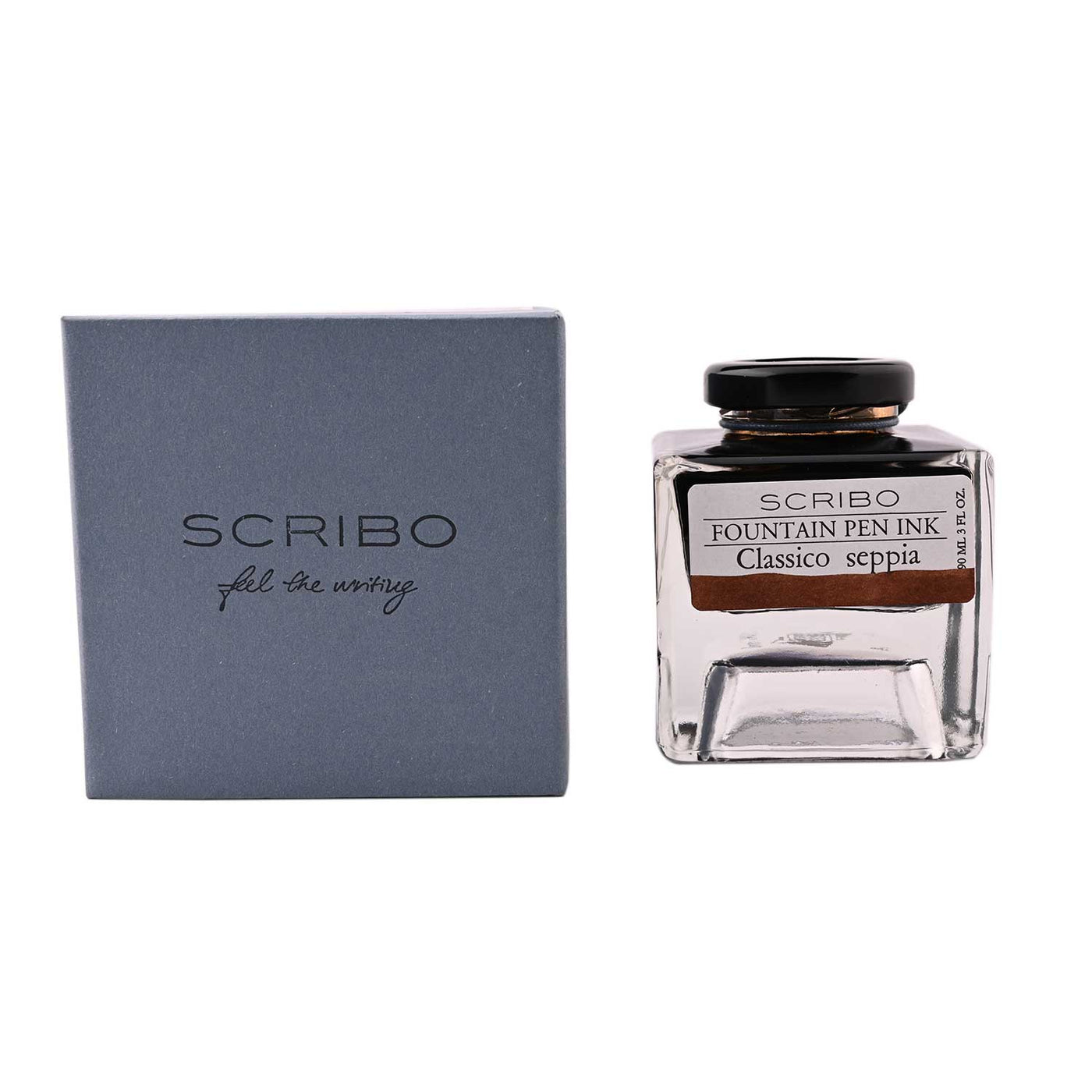 Scribo Classico Seppia Ink Bottle Brown 90ml 2