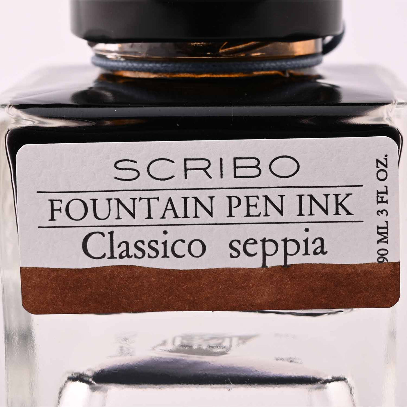 Scribo Classico Seppia Ink Bottle Brown 90ml 5