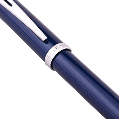 Sheaffer 100 Roller Ball Pen - Glossy Blue CT 4