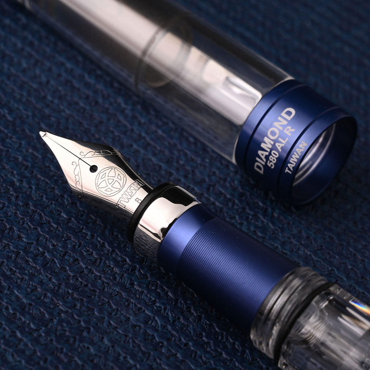 TWSBI Diamond 580ALR Fountain Pen - Navy Blue 11
