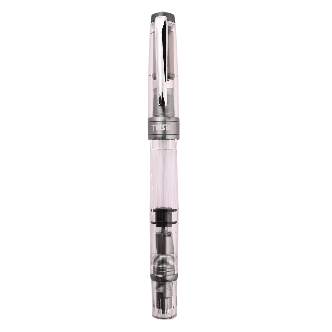 TWSBI Diamond 580ALR Fountain Pen - Nickel Gray 5