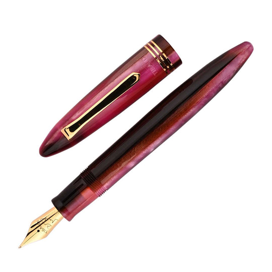 Tibaldi Bononia Fountain Pen - Zany Brown GT