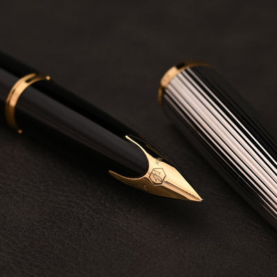 Waterman Carene Fountain Pen - Deluxe Black GT 10