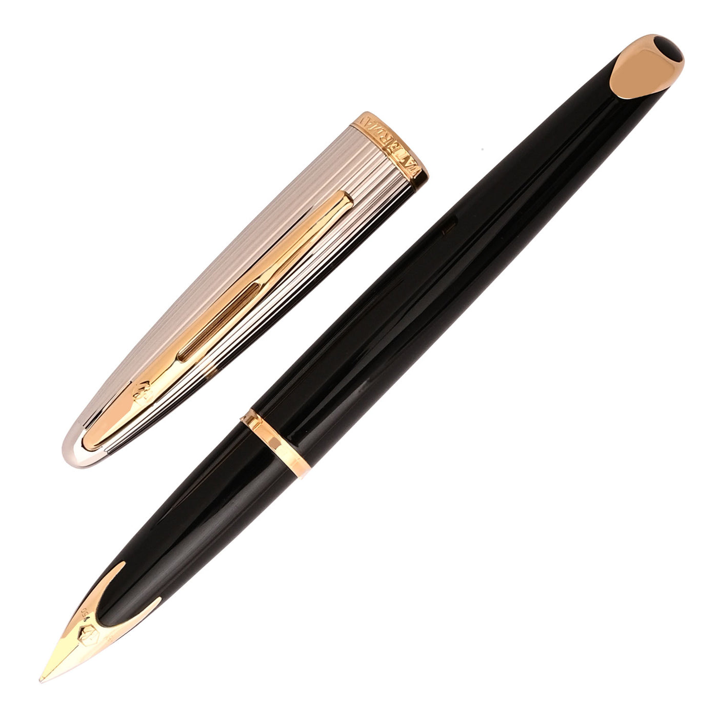 Waterman Carene Fountain Pen - Deluxe Black GT 1