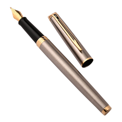 Waterman Hemisphere Fountain Pen - Stainless Steel GT 3