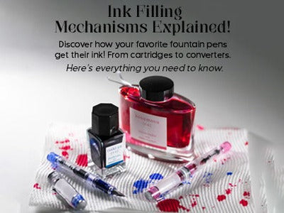 Fountain Pen Filling Mechanisms Explained – Master the Art of Inking Your Favorite Pens