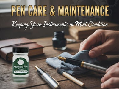 Pen Care & Maintenance: The Ultimate Guide to Keeping Your Pens in Mint Condition