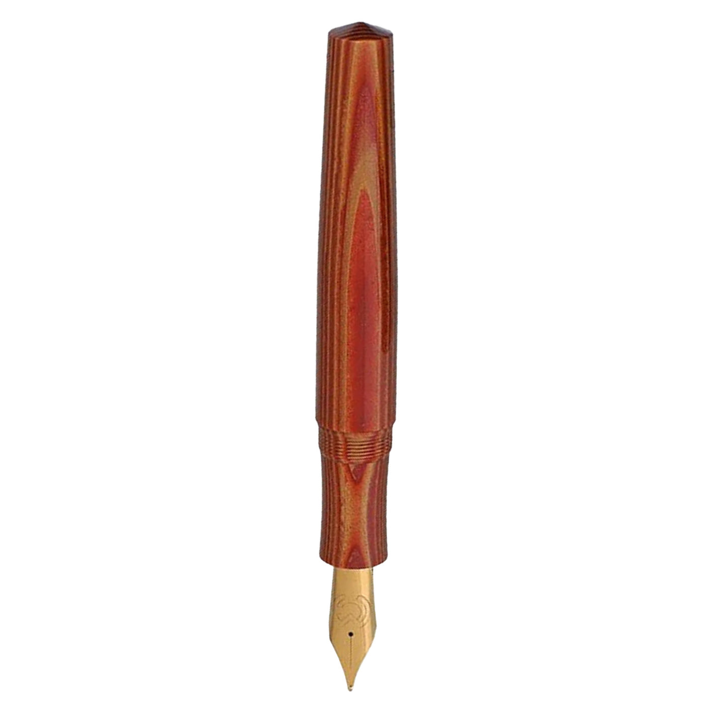 Magna Carta Libertatum Crown Fountain Pen - Red Gold GT