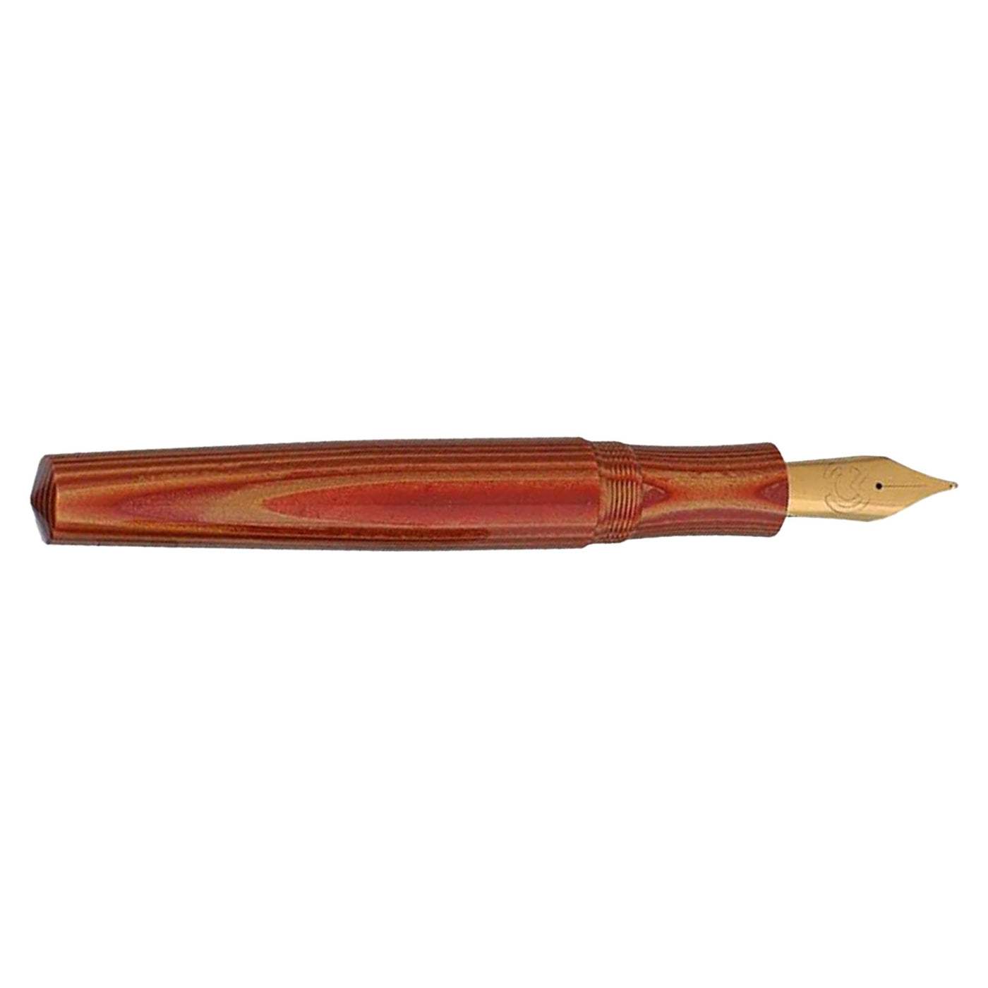 Magna Carta Libertatum Crown Fountain Pen - Red Gold GT