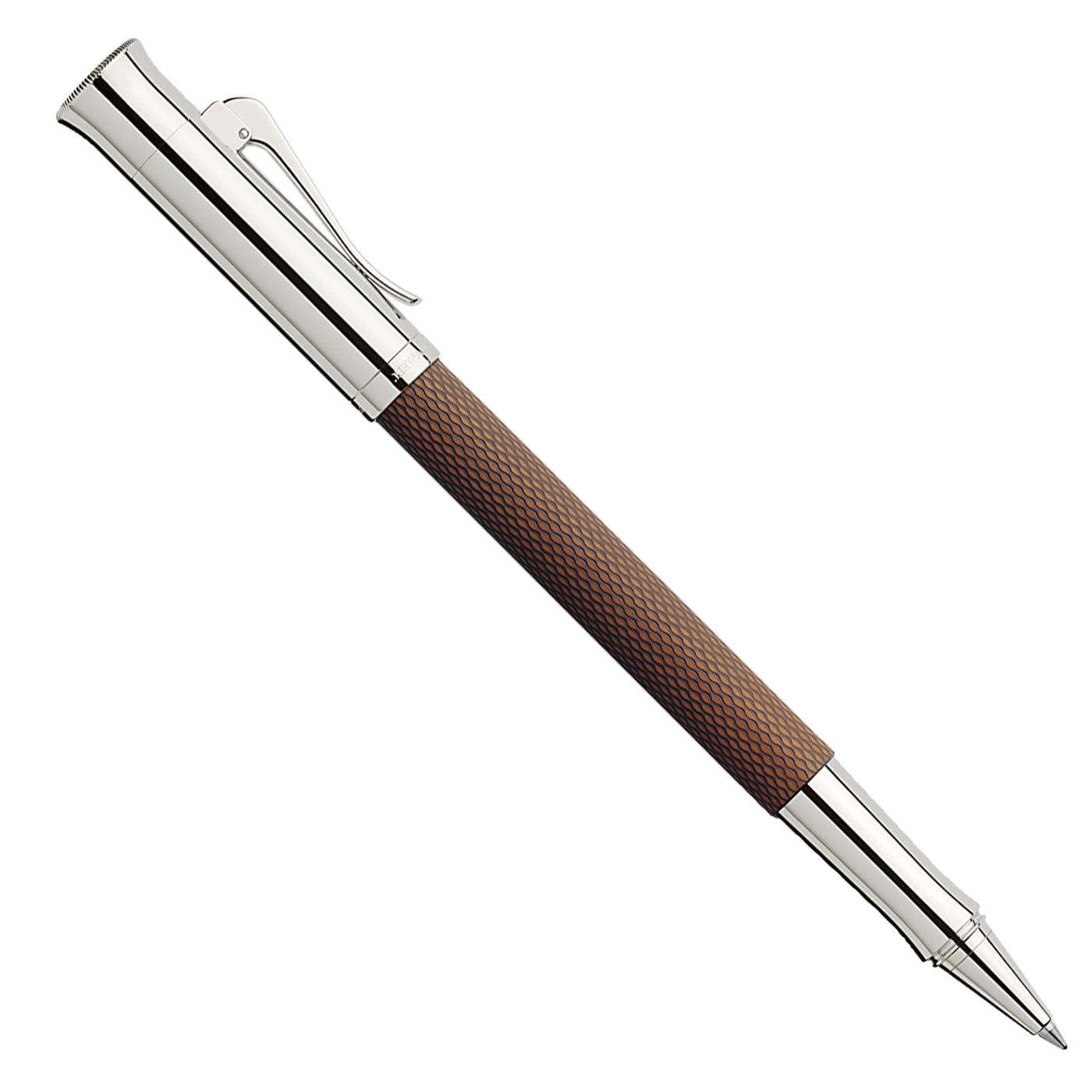 Graf Von Faber-Castell Guilloche Roller Ball Pen - Cognac