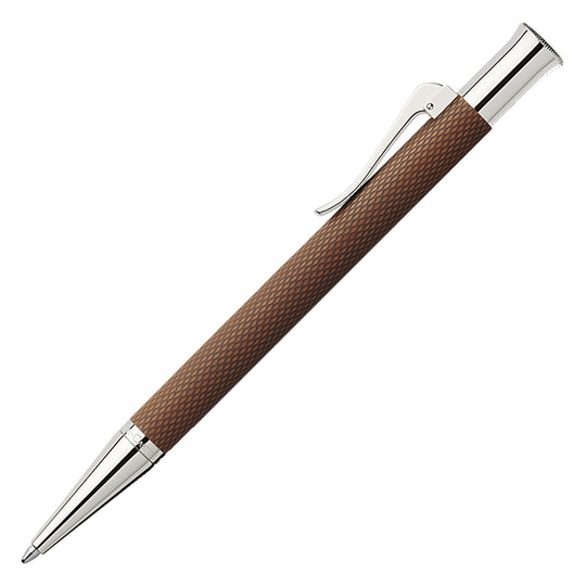 Graf Von Faber-Castell Guilloche Ball Pen - Cognac Brown